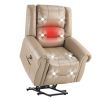 Futon Sofa Bed, Velvet Futon Couch for Living Room, Recliner Sleeper Sofa Bed with 2 Cup Holders, Removable Armrests, Metal Legs, Light Brown