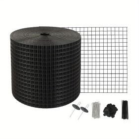 8 inch x 100ft Solar Panel Bird Guard, Critter Guard Roll Kit with 100pcs Stainless Steel Fasteners, Solar Panel Guard with Rust-proof PVC Coating