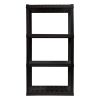 4-tier Interlocking Shelf (Black)