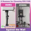 Heavy Duty Studio Monitor Stands Against The Wall, Adjustable Height Max 18.2" Desktop Speaker Stand Stage