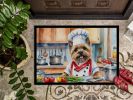 NEW Cairn Terrier The Chef Doormat Front Door Mat Indoor Outdoor Rugs for Entryway, Non Slip Washable Low Pile, 18H X 27W