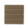 Plastic Interlocking Deck Tiles, 27 Pack, 11.4"x11.4" Waterproof Flooring Tiles for Indoor and Outdoor