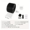 8 inch x 100ft Solar Panel Bird Guard, Critter Guard Roll Kit with 100pcs Stainless Steel Fasteners, Solar Panel Guard with Rust-proof PVC Coating