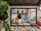 Belgian Malinois The Chef Doormat Front Door Mat Indoor Outdoor Rugs for Entryway, Non Slip Washable Low Pile, 24H X 36W