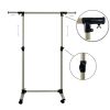 Short Clothing Racks for Hanging Clothes with Bottom Shelves and Wheels Heavy Duty Rolling Clothes Rack Kids Clothing Rack for Adult Coat, Closet