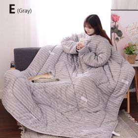Winter Lazy Quilt with Sleeves (Option: 07)