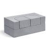 4PCS Modular Kids Play Couch Filled with 100% 28D Sponge,Toddler Nugget Convertible Couch