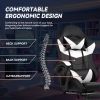 Gaming Chair with LED Light Control, Adjustable Backrest and Seat Height Swivel Recliner